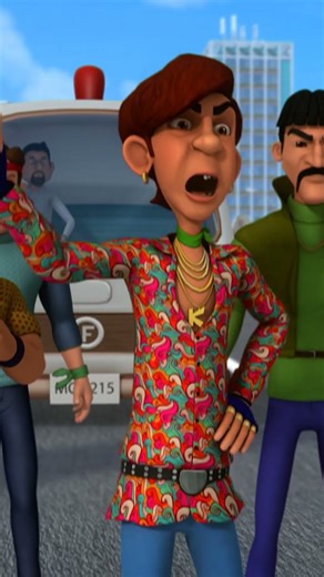 Motu Patlu Face Off Against Khopdi Bhai, Chaos Erupts | Motu Patlu - Dino Invasion