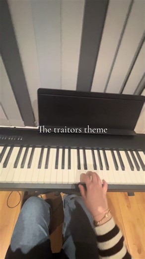 did I learn the theme as I patiently wait for the new episode? #traitor #thetraitors #thetraitorsuk #foryou #piano