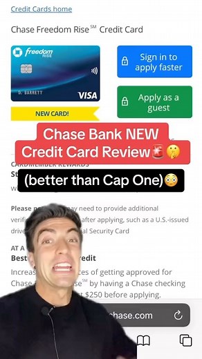 Chase Bank Rise NEW Credit Card Review🚨😳#creditcard #chase #finance | Nicholas Kalstek