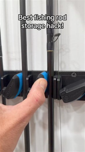 18K reactions · 696 shares | Organize your fishing gear with this sleek, vertical rod holder. Keep your rods safe and tidy in the garage!  | Accuraite | Facebook