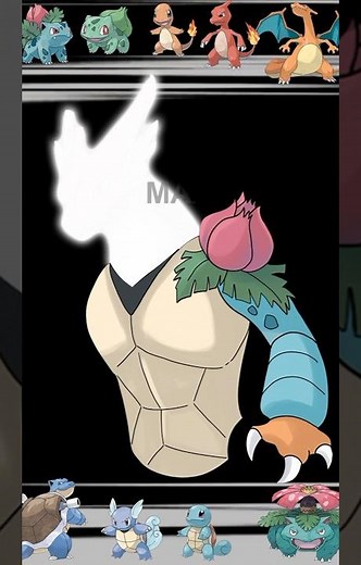 I Fused ALL 9 Kanto Starters into ONE Ultimate Pokémon! #Shorts