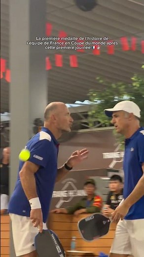 First medal for our Blues!!! 🥈🇫🇷 #fft #pickleball #sports #worldcup