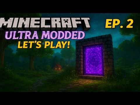Let's Play Ultra Modded Minecraft! - Episode 2 - It's Morphin' Time!