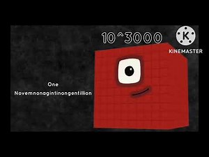 Numberblocks 1 Centillion To 1 Millinillion 8x Slower With Picth Change.
