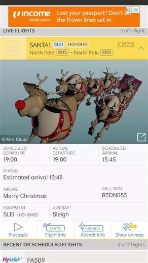 i guess Santa is sick