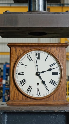 Clock under Hydraulic press machine|| and Tv Remote|| #viral #shorts #trending