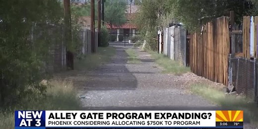 Phoenix looking to expand Gated Alley Program for safety
