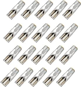 FLKQC Pig Nipple Water Drinker | Pack of 20 Automatic 1/2" NPT Pig Nipple Water Feeder Stainless Steel for Sows Piglets Drinking