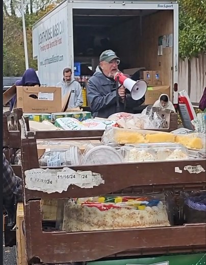 Why Lighthouse Mission Is Different… Before every single food distribution — after the trucks are unloaded, tables are set up, and food and clothing are placed out — something special happens. A Lighthouse Mission pastor steps forward to share a short message about Jesus. Many churches and organizations simply give people food — and that’s a good thing. But Lighthouse Mission exists for something even greater. We don’t just want to fill empty stomachs; we want to help fill empty hearts. Here’s a