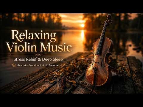 Relaxing violin music for stress relief and deep sleep - Beautiful emotional violin melodies