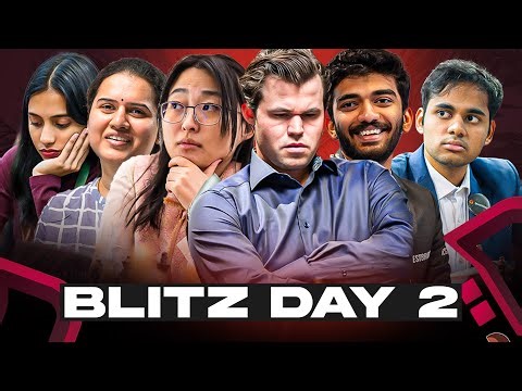 FIDE World Blitz Championship 2025 | Day 2 | Ft. Magnus, Gukesh, Arjun, Pragg and more