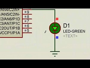 MPLABX Tutorial - PIC16F684 LED Blink and Proteus Simulation