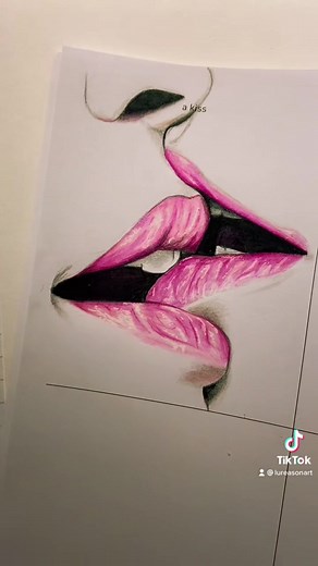 642 Things To Draw - How To Draw a Kiss