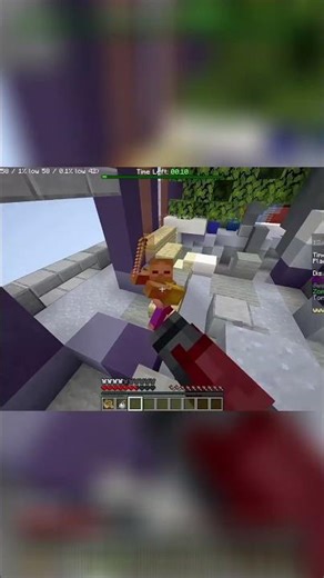 Survived Minecraft's Tornado Disaster With 1 HP! #shorts