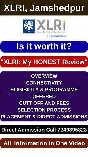 The XLRI Admission Process Explained