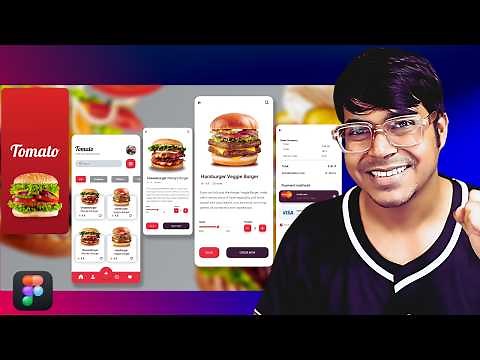 Design and Prototype a Food Delivery App in Figma | Full Tutorial
