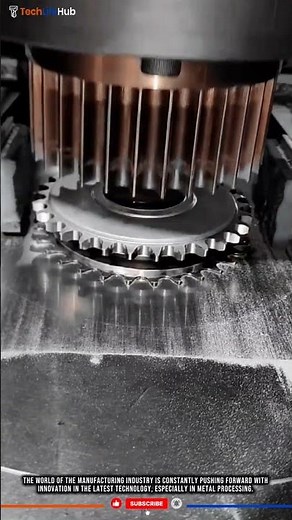 Innovation Technology Metal: Powder Metallurgy Gear Manufacturing, Strong & Precise. #tech