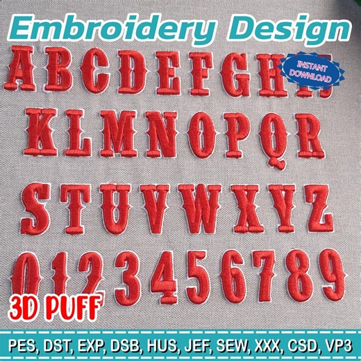 Rodeo Western Alphabet Embroidery Design | Cowboy Style Letters | Western 3D Stitch Font | Western Machine Embroidery Set - Etsy