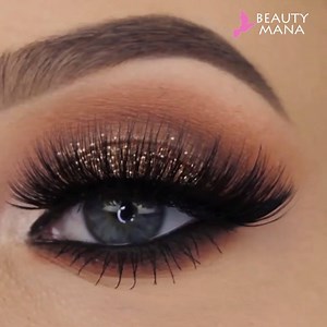 49K views · 571 reactions | Classic Brown Glitter Eye Makeup Tutorial Youtube : An Knook | Beauty Mana | Facebook