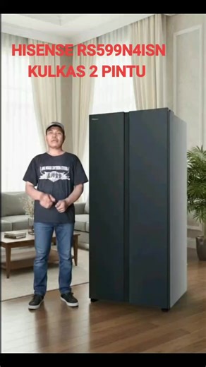 HISENSE KULKAS BIG DUA PINTU KIRI KANAN #kulkas #HISENSE #ELEKTRONIK #SEMUAORANG