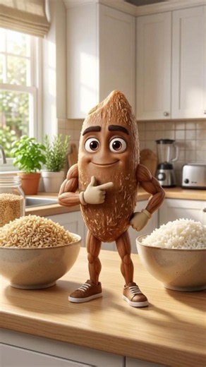 Brown Rice Is Healthier Than White Rice… But Here's the Catch! 🍚 | #Shorts #BrownRice #FoodFacts