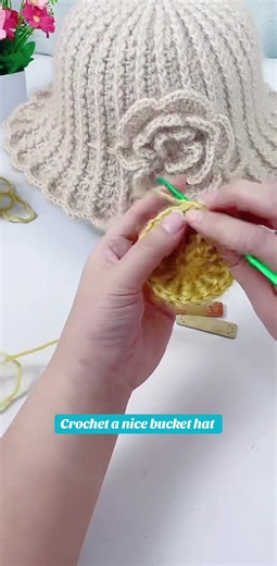 Crochet a Nice Bucket Hat Tutorial for Beginners