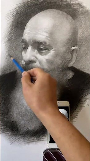 Portrait Drawing #fypdrawing #drawing #charcoaldrawing #portraitdrawing #charcoalshading