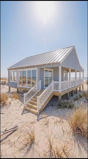 BUILDING a BEACH HOUSE on STILTS The RIGHT Way #shorts #construction #diy