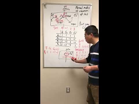 Molecular Symmetry: Translational, Rotational, and Vibrational Modes of H2O