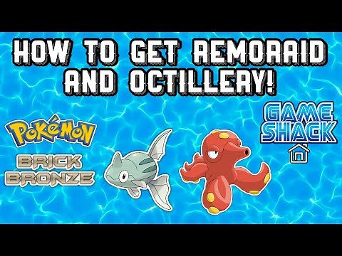 HOW TO GET REMORAID AND OCTILLERY - POKEMON BRICK BRONZE