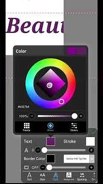 ibis Paint X: How to Change Text Color (Step-by-Step)#ibispaintx