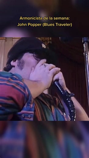 John Popper 🔥 #harmonica #harmonicaplayer #bluestraveler