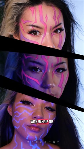 Melissa Croft 🇬🇧 | Here's a tutorial about how to do the demon patterns from KPOP demon hunters. Each one a little different! I hope this helps! Products... | Instagram