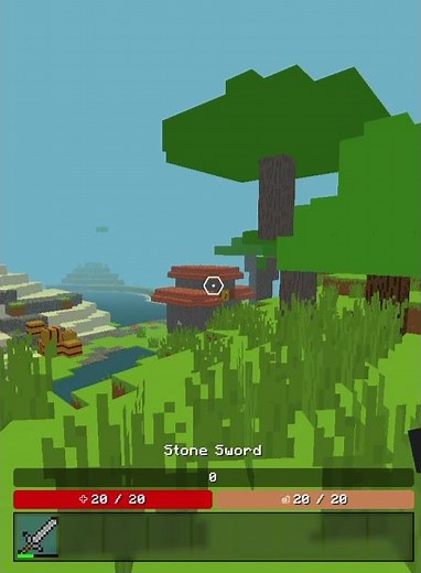I found a village in Miniblox.io #gaming #miniblox #games #new #gameplay #fun #village #viralvideo