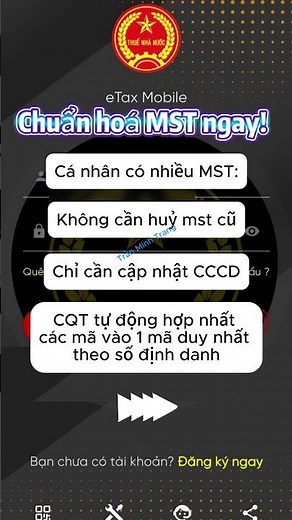 Hướng dẫn Chuẩn hoá mã số thuế cá nhân