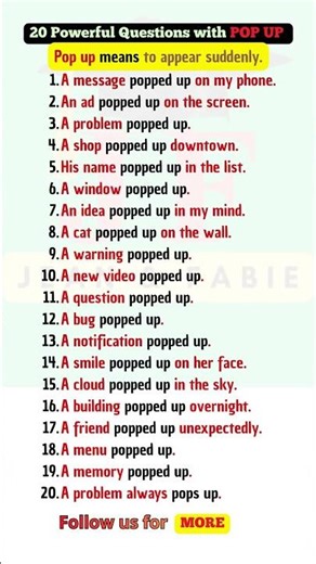 Stop Confusing POP OUT, POP IN, POP ON & POP UP ❌ Learn Them Like a Native ✅