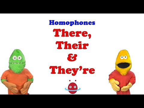 Homophones: There, Their and They're