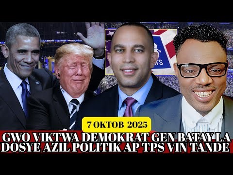 BWA MARE TRUMP CHANJE DISKOU A,LI VLE ANTANN LI AK DEMOKRAT YO,DOSYE AZIL AK TPS URGENT