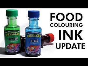 I Used Food Colouring As Ink For One year