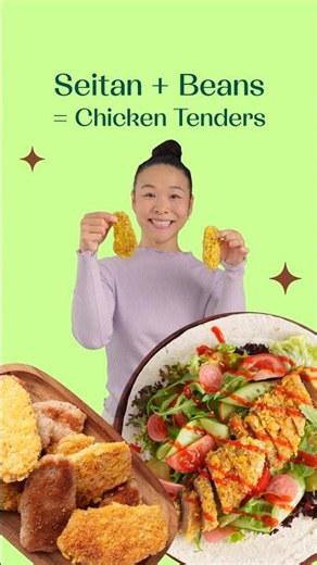 Gluten + Beans = Chicken Tenders (Vegan)