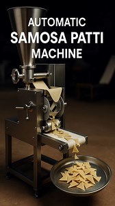 Fully Automatic Samosa Machine बिना मेहतन, बिना कारीगर! Introducing the Fully Automatic Samosa Making Machine – अब समोसा बनाने की पूरी प्रक्रिया होगी automatic और hygienic! इस मशीन से आप कर सकते हैं: 🔹 Patti feeding 🔹 Stuffing भरना 🔹 Triangle folding 🔹 Proper sealing 🔹 Continuous output for frying or packing फायदे: ✅ Uniform size & perfect shape ✅ High-speed production (1000–6000 samosas/hour) ✅ Stainless steel body – hygienic & food-safe ✅ Easy to operate – single person use ✅ Ideal for: F