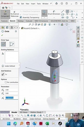 How to Create Drill Chuck Key by Solidworks