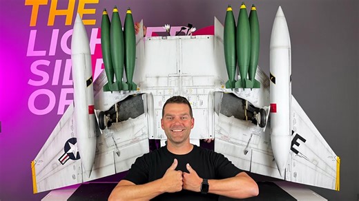 Skymaster F4 Rc Jet Phantom Wing Complete! F-4