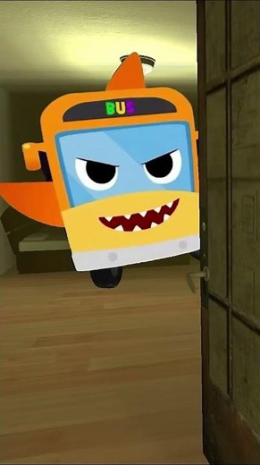 Smoking Sharkbus NEXBOTS Turns it into MINECRAFTIFIED Sharkbus CHASE l Garry's Mod