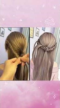 #A simple updo tutorial video#Tutorial on Tying Techniques#Various ways to tie braids#Brai