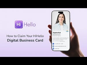 How to Claim Your HiHello Digital Business Card