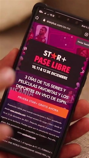 Cómo disfrutar Star Plus gratis en diciembre 2021