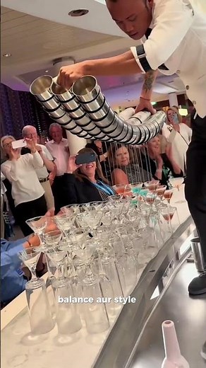 Bartender’s Pouring Skills Will Blow Your Mind!