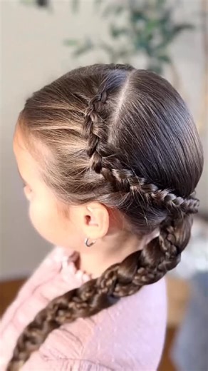 Best Videos by BVIRAL on Instagram: "Braided Hairstyle Tutorial for School Girls Featuring Creative Plait Ideas 🎥 @nicoles_hairtutorials"