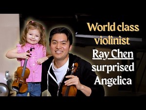 Ray Chen Visits 3 year old Angelica Nero 🎻 | A World-Class Violinist Meets a Young Prodigy